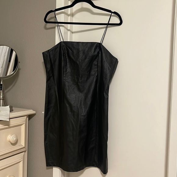 wild fable Dresses & Skirts - Nwt Wild Fable Faux Leather Dress.